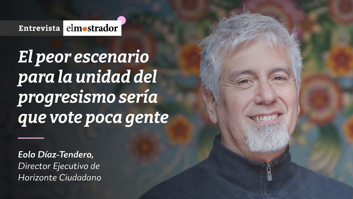 Eolo Díaz-Tendero: “El peor escenario para la unidad del progresismo sería que vote poca gente”